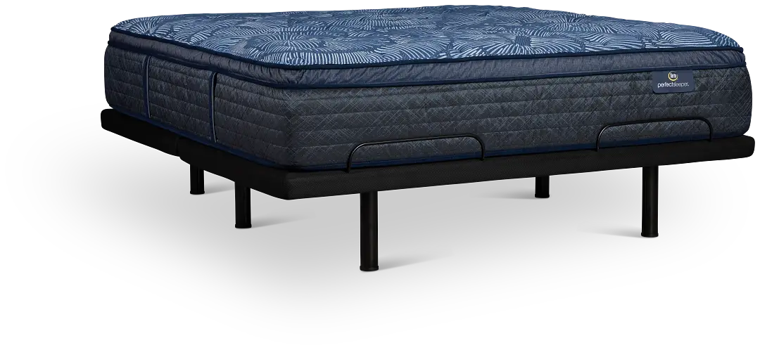 Serta Perfect Sleeper Cobalt Calm Plush Deluxe Adjustable Mattress Set Serta Perfect Sleeper Cobalt Calm Plush Deluxe Adjustable Mattress Set