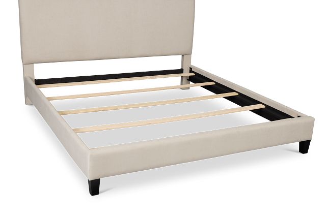 Lucy Taupe Uph Platform Bed