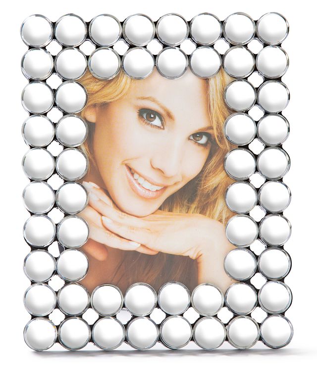 Khloe Silver Small Picture Frame (1)