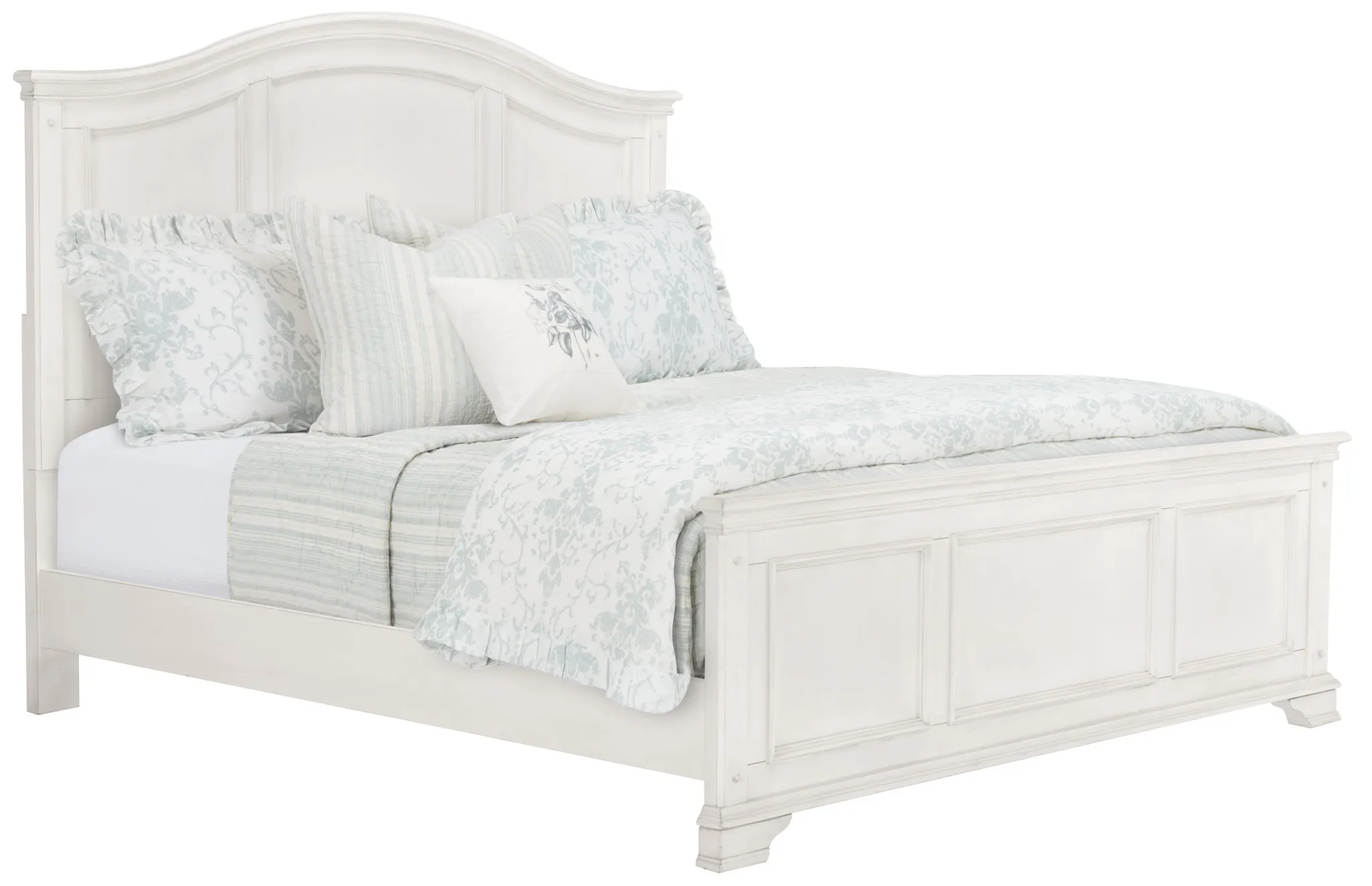 Savannah Ivory Panel Bed