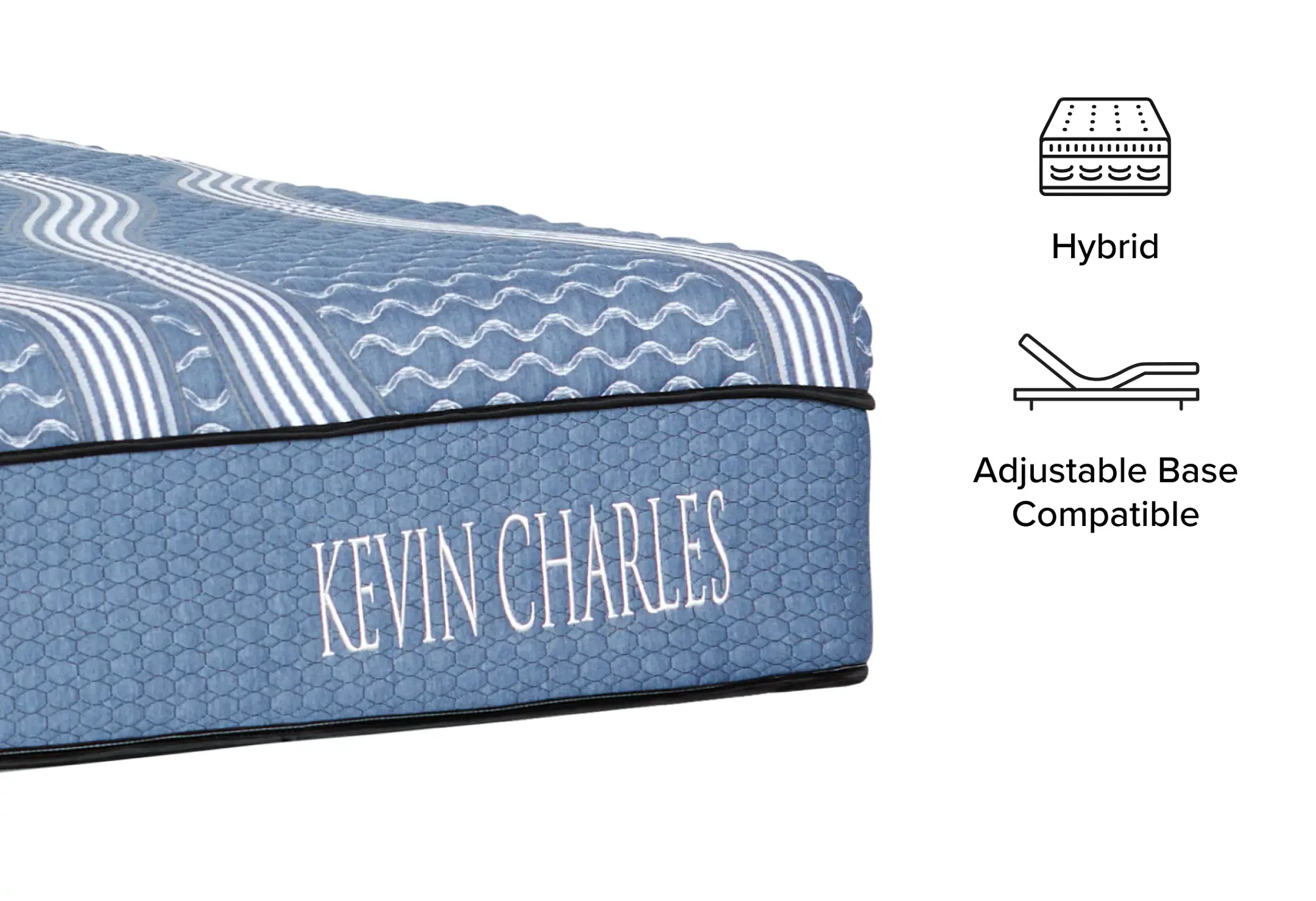 Kevin Charles Miramar Hybrid Hybrid 12" Mattress Kevin Charles Miramar Hybrid Hybrid 12" Mattress