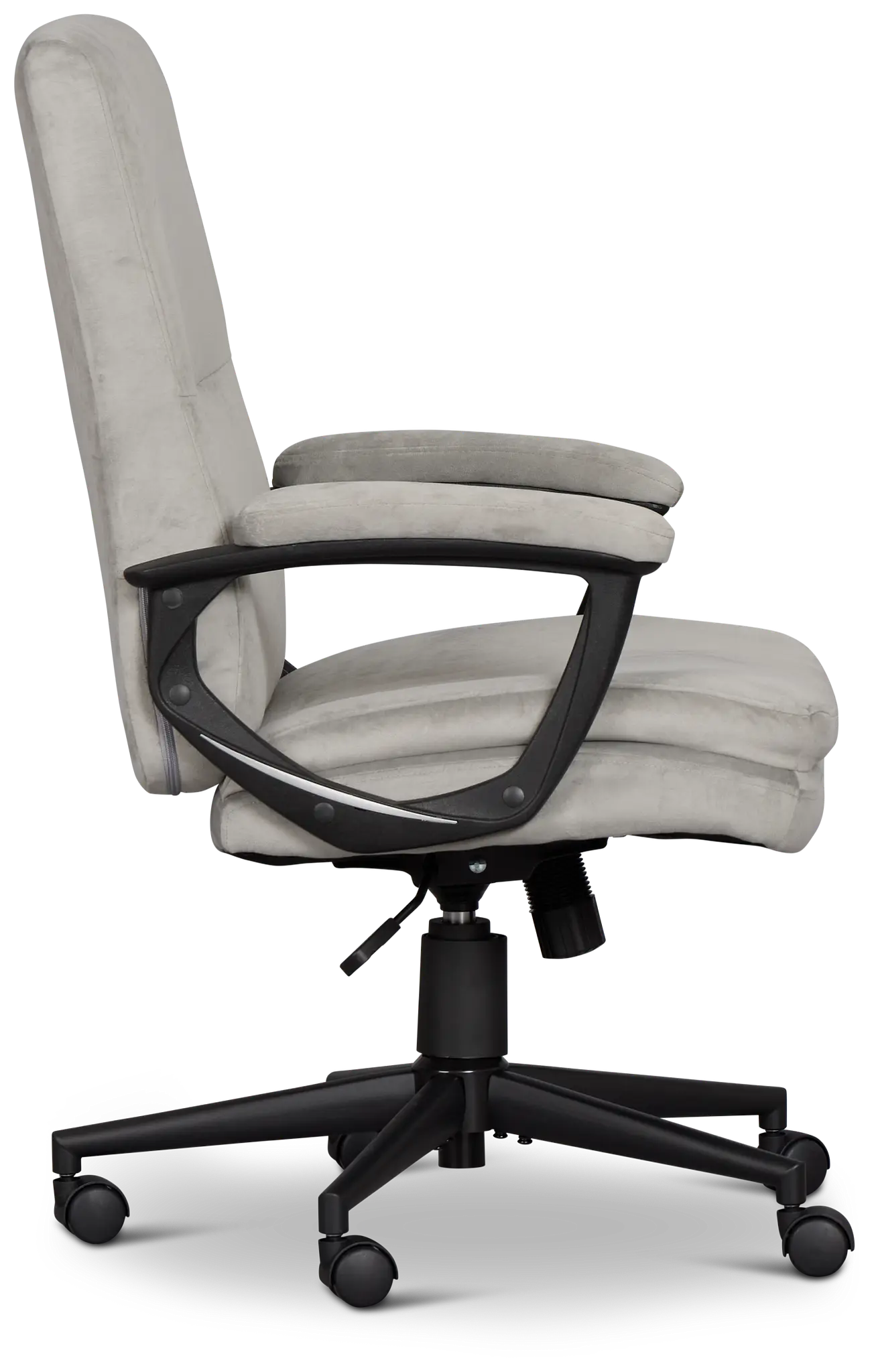 Krista Gray Fabric Upholstered Desk Chair Krista Gray Fabric Upholstered Desk Chair