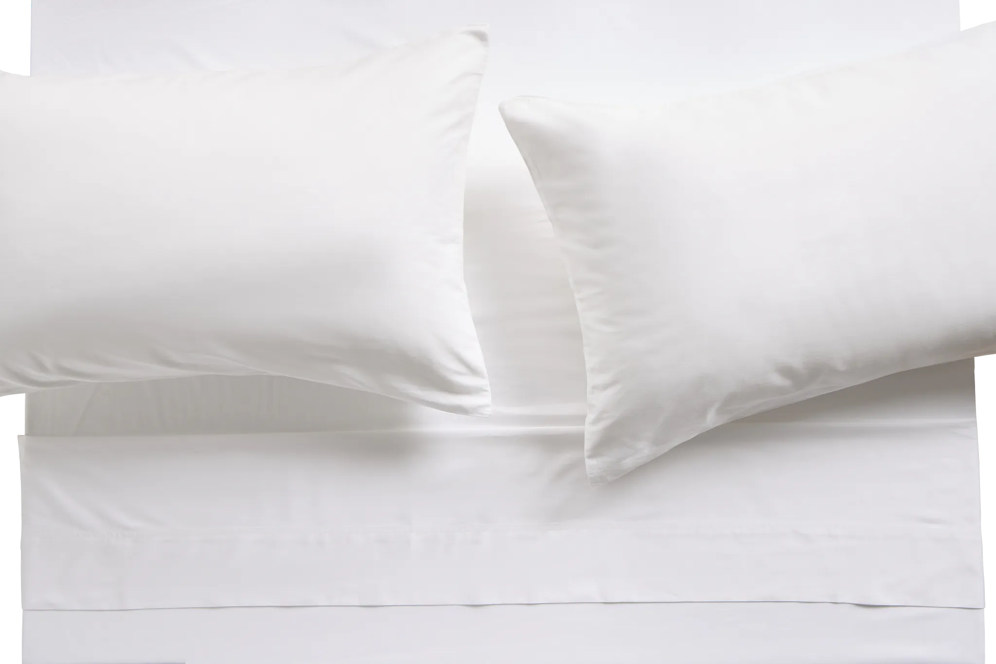 Rest & Renew Cotton Sateen White 300 Thread Sheet Set