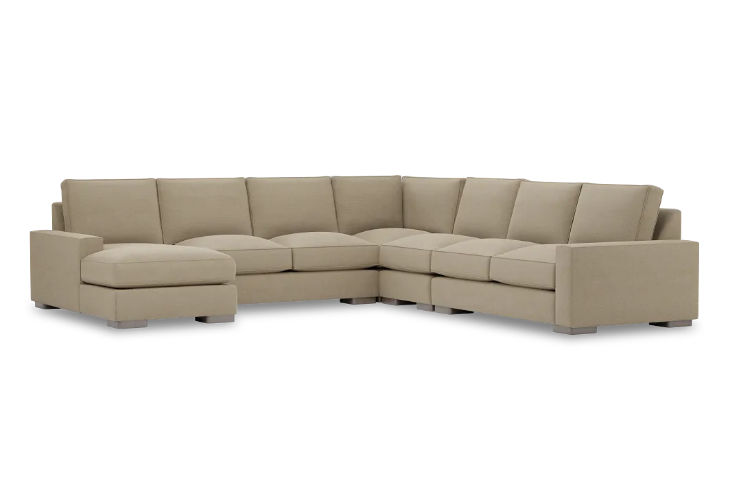 Edgewater Elite Taupe Large Left Chaise Sectional