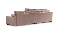 Edgewater Joya Light Pink Large Left Chaise Sectional