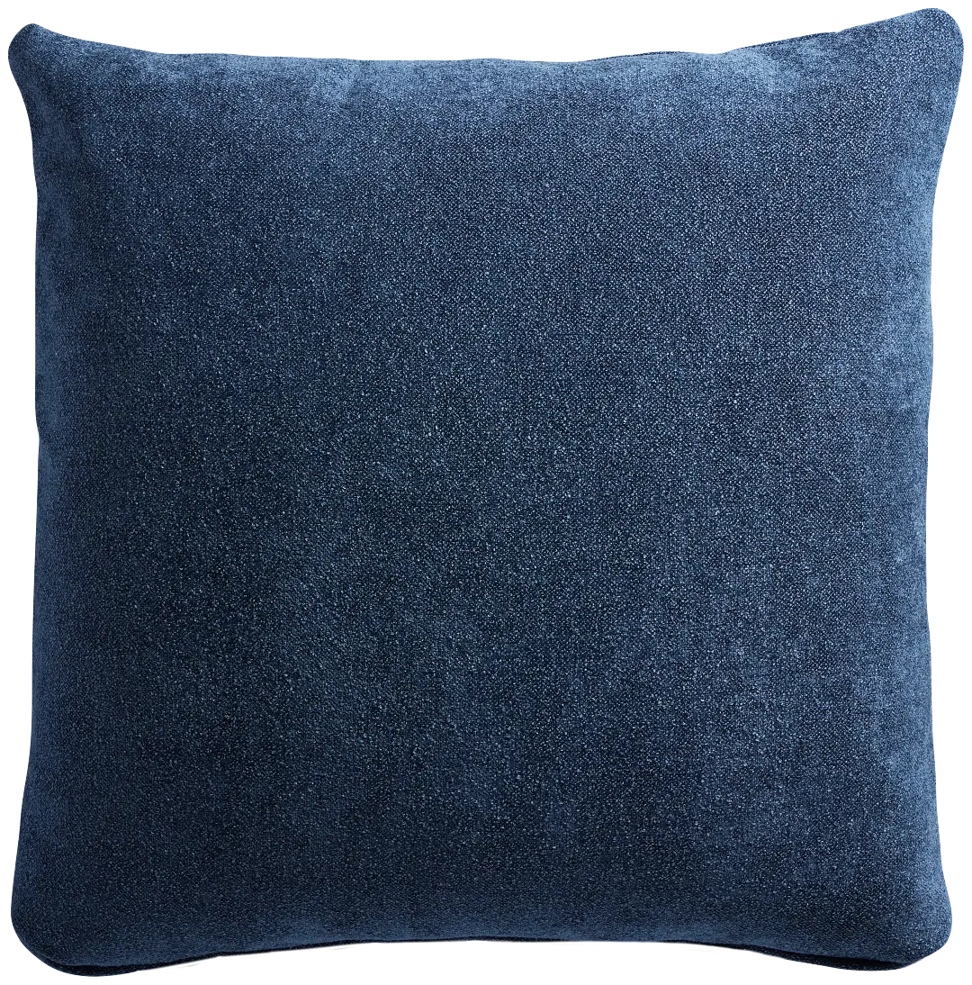 Eden Dark Blue 22" Accent Pillow Eden Dark Blue 22" Accent Pillow