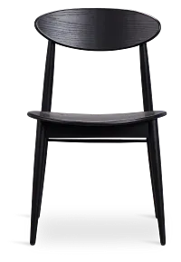 Brisbane Black Wood Side Chair