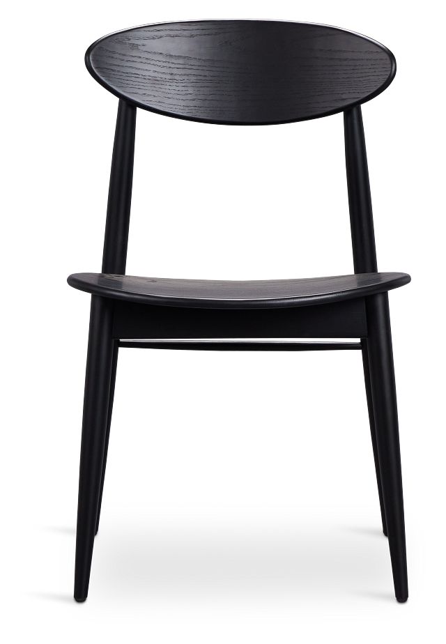 Brisbane Black Wood Side Chair