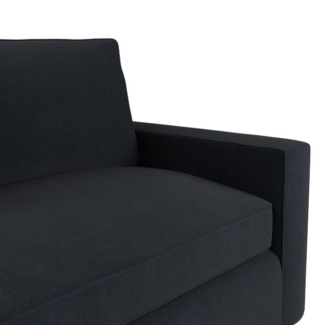 Siesta Victory Dark Blue Fabric Memory Foam Sleeper