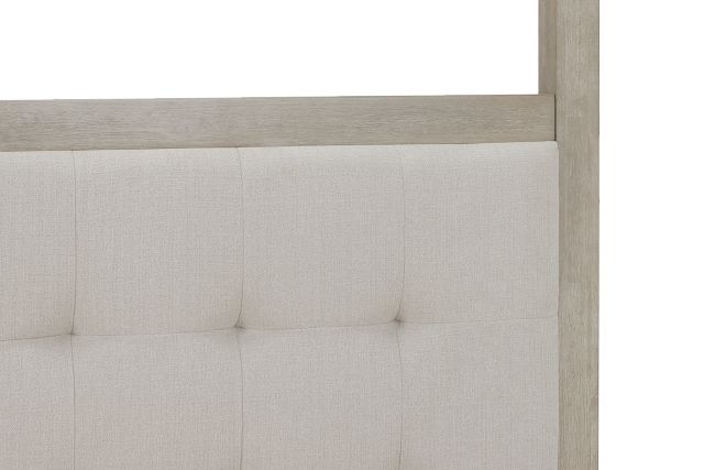 Madden Light Tone Uph Canopy Bed