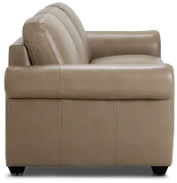 Lincoln Taupe Lthr/vinyl Sofa