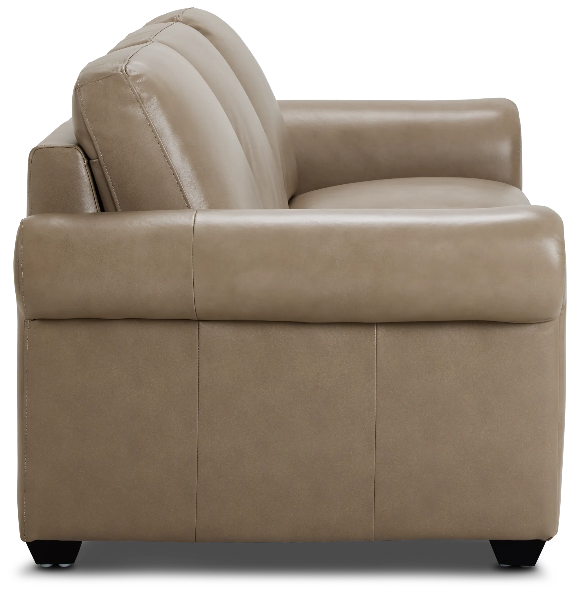 Lincoln Taupe Lthr/vinyl Sofa