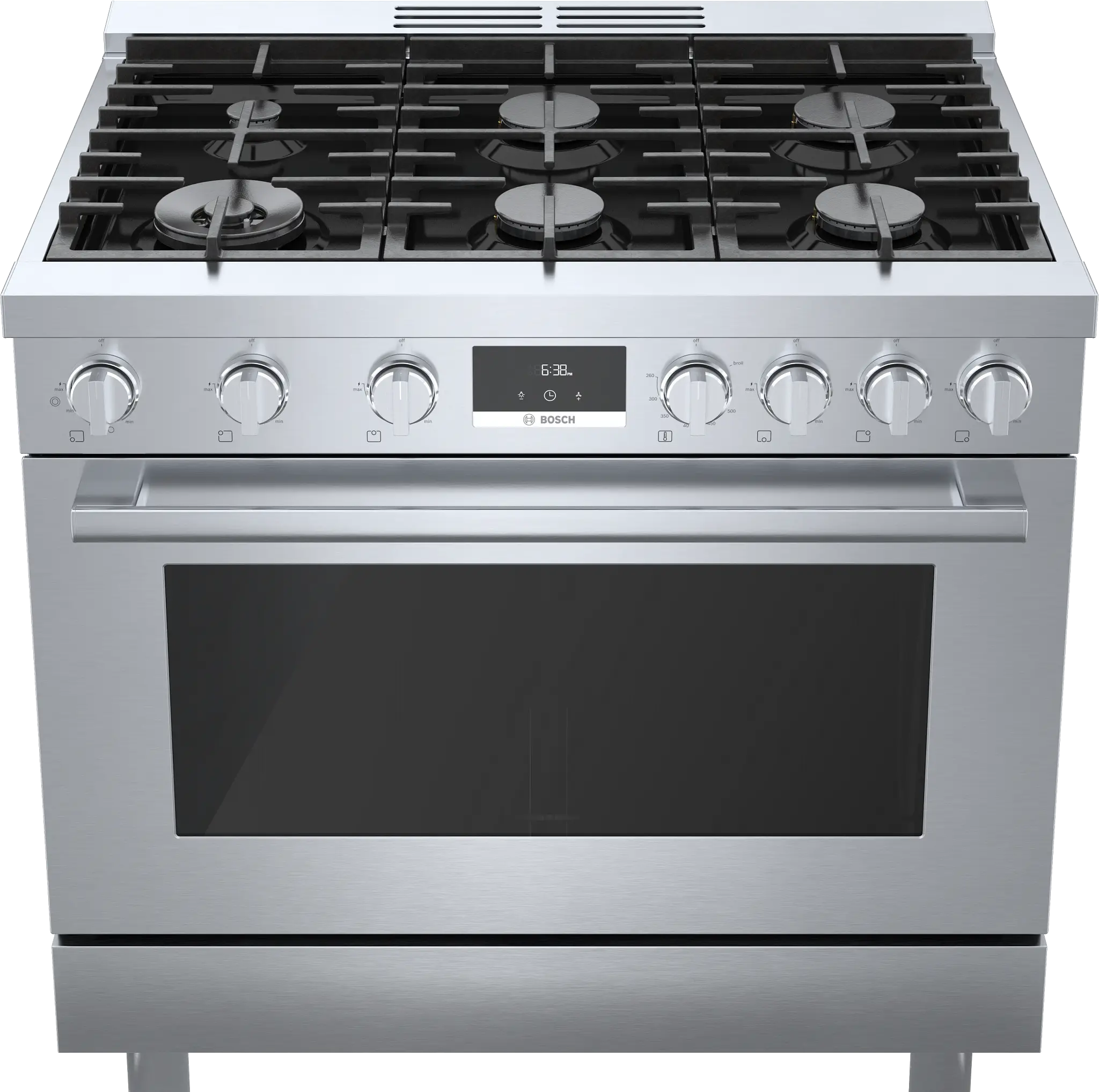 Bosch 800 Series Stainless Steel 36" Gas Range Bosch 800 Series Stainless Steel 36" Gas Range