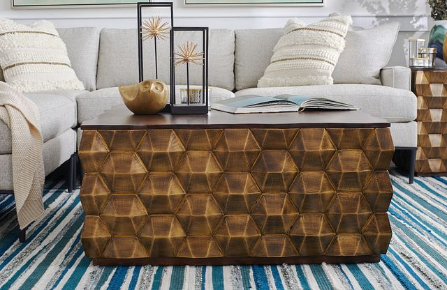 Versie Gold Square Coffee Table (0)