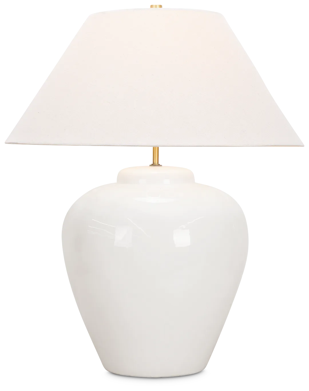 Lova White Ceramic Table Lamp