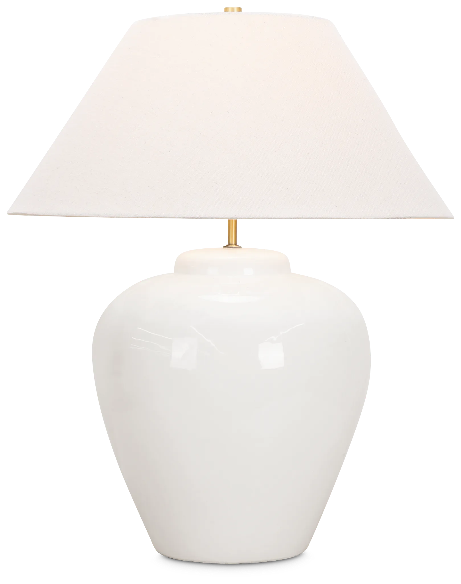 Lova White Ceramic Table Lamp