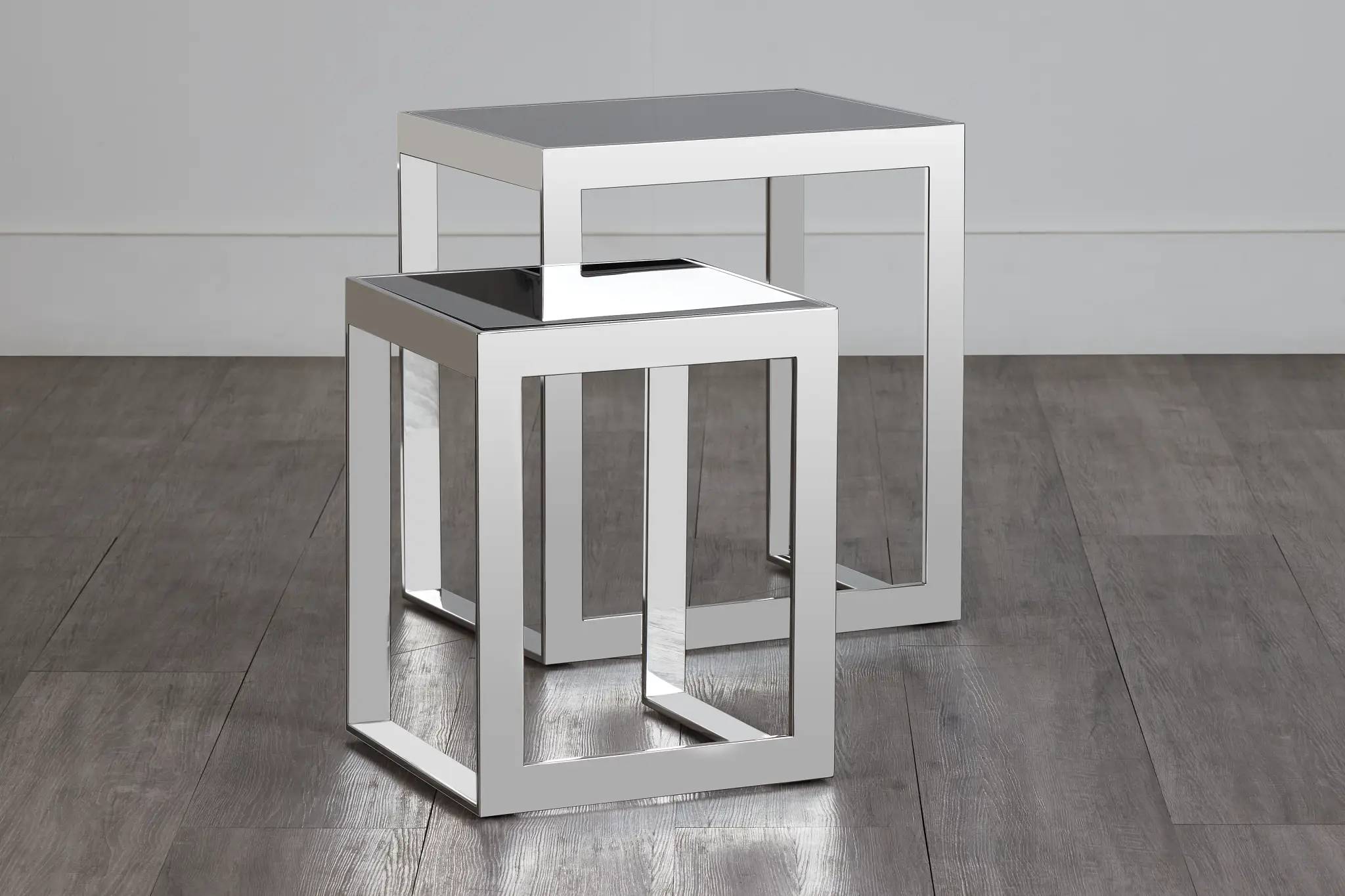 Nova Black Set Of 2 Nesting End Table Nova Black Set Of 2 Nesting End Table