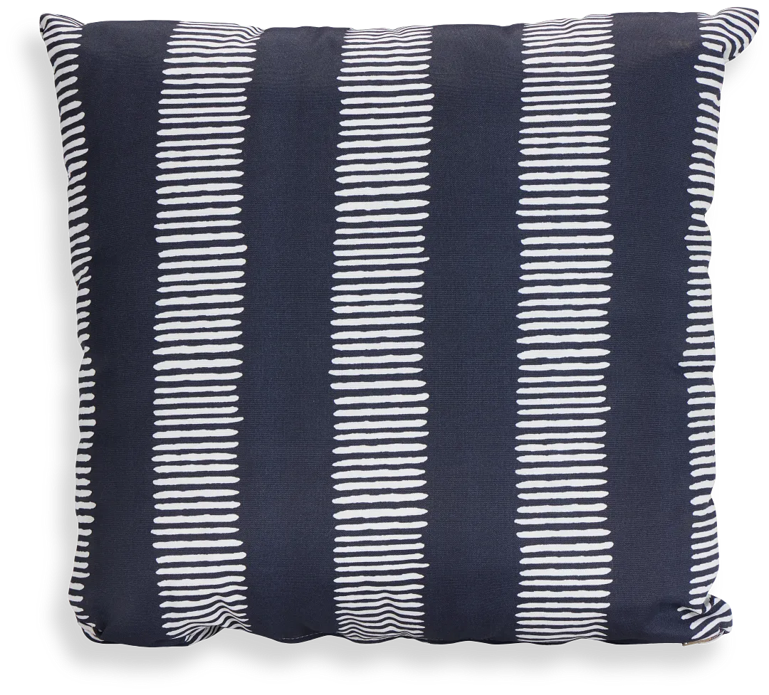 Dash Navy 20" Indoor/outdoor Accent Pillow