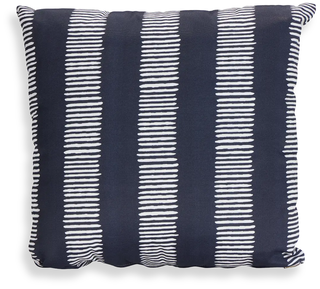Dash Navy 20" Indoor/outdoor Accent Pillow Dash Navy 20" Indoor/outdoor Accent Pillow