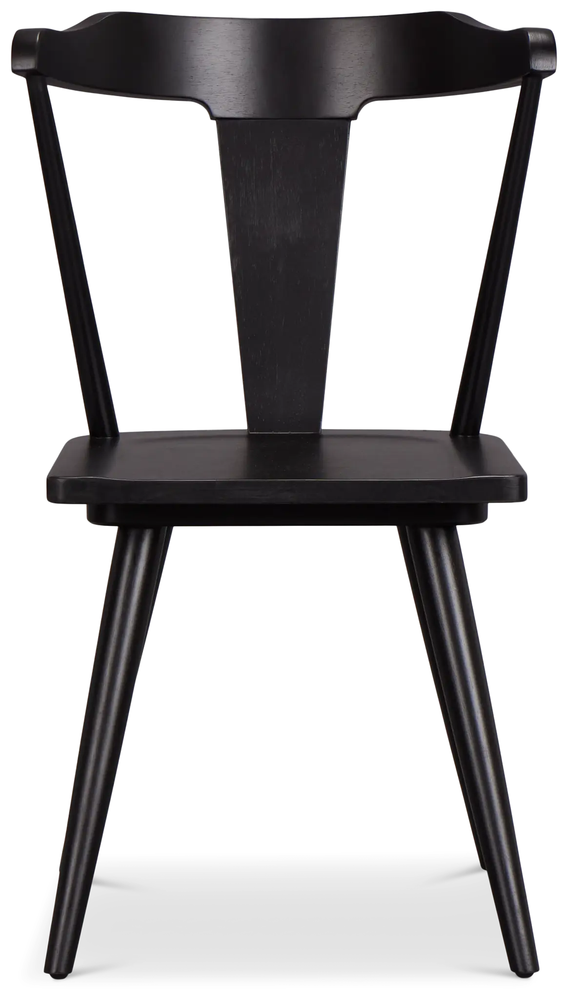 Denton Black Curved Wood Side Chair Denton Black Curved Wood Side Chair