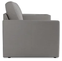 Citymod Light Gray Fabric 3-piece Modular Sofa With Media Console