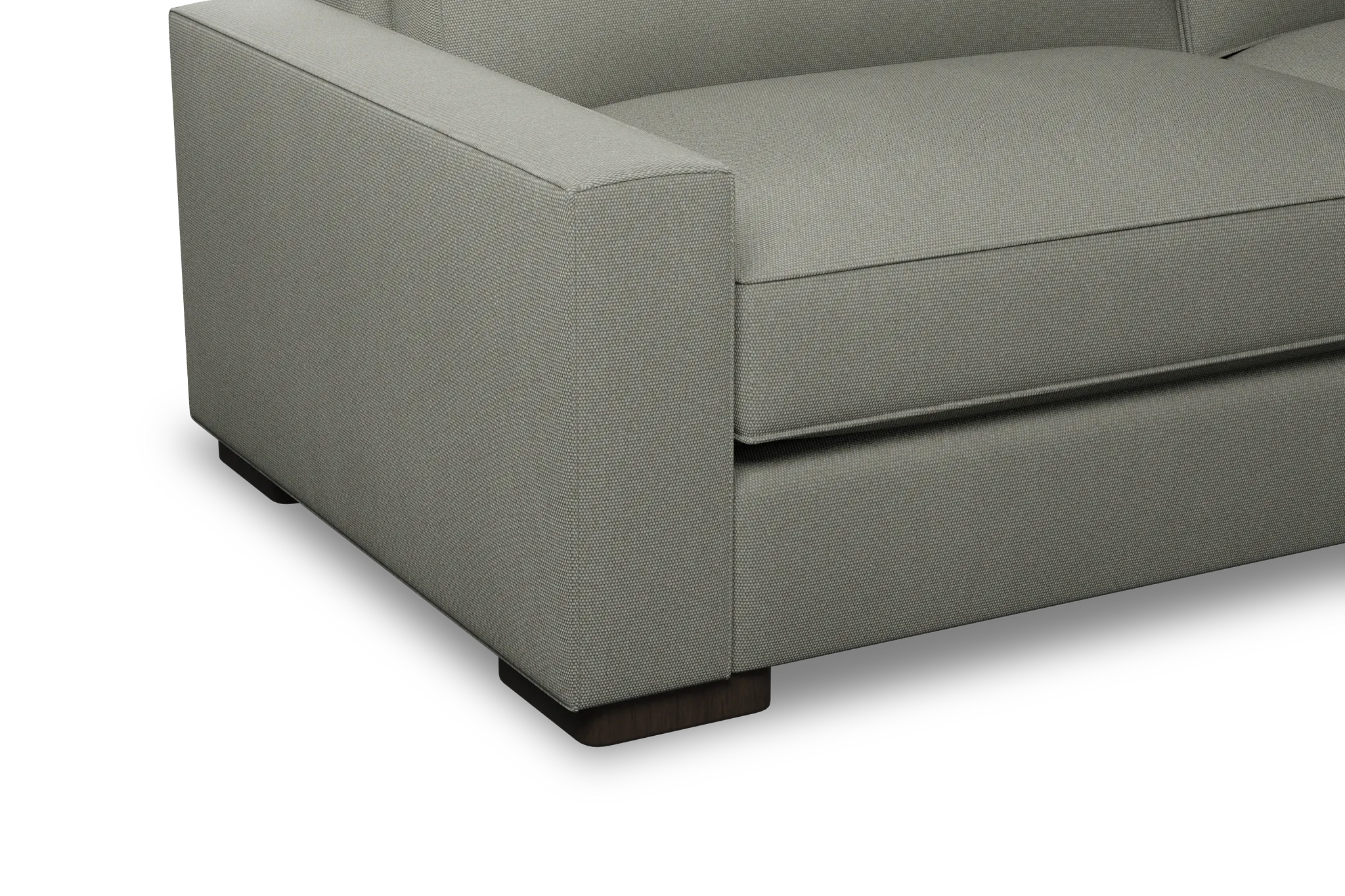 Edgewater Delray Pewter 96" Sofa W/ 2 Cushions