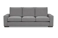 Edgewater Revenue Gray 96" Sofa W/ 3 Cushions