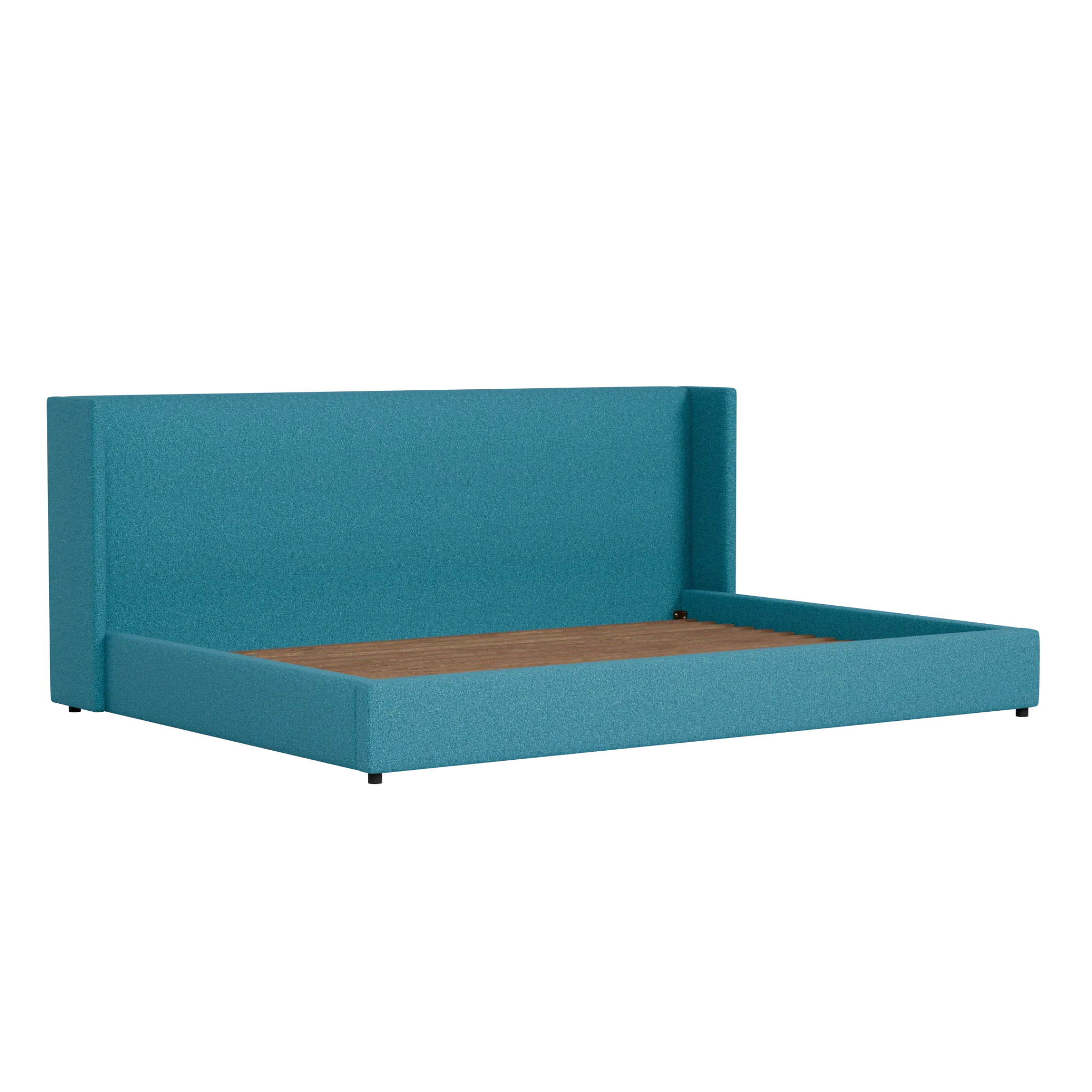 Captiva Elite Teal 48" Upholstered Shelter Bed