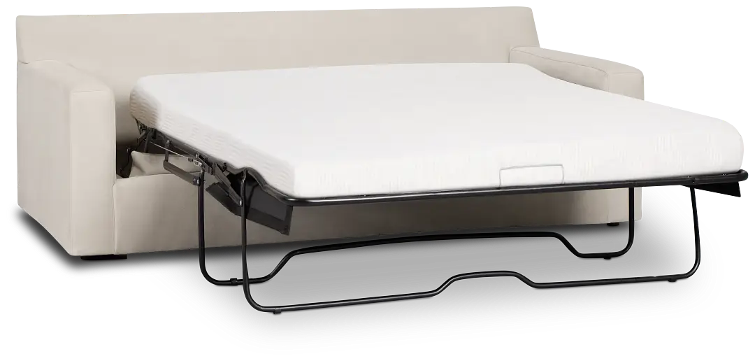 Hudson Gray Fabric Memory Foam Sleeper Hudson Gray Fabric Memory Foam Sleeper