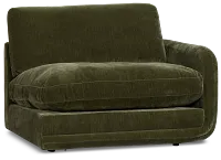 Jules Green Velvet Right Chair