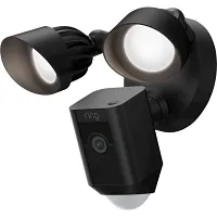 Ring Floodlight Cam Plus Wired Black Outdoor Security Cameras