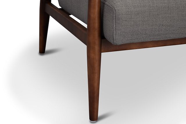 Gerry Dark Gray Fabric Accent Chair