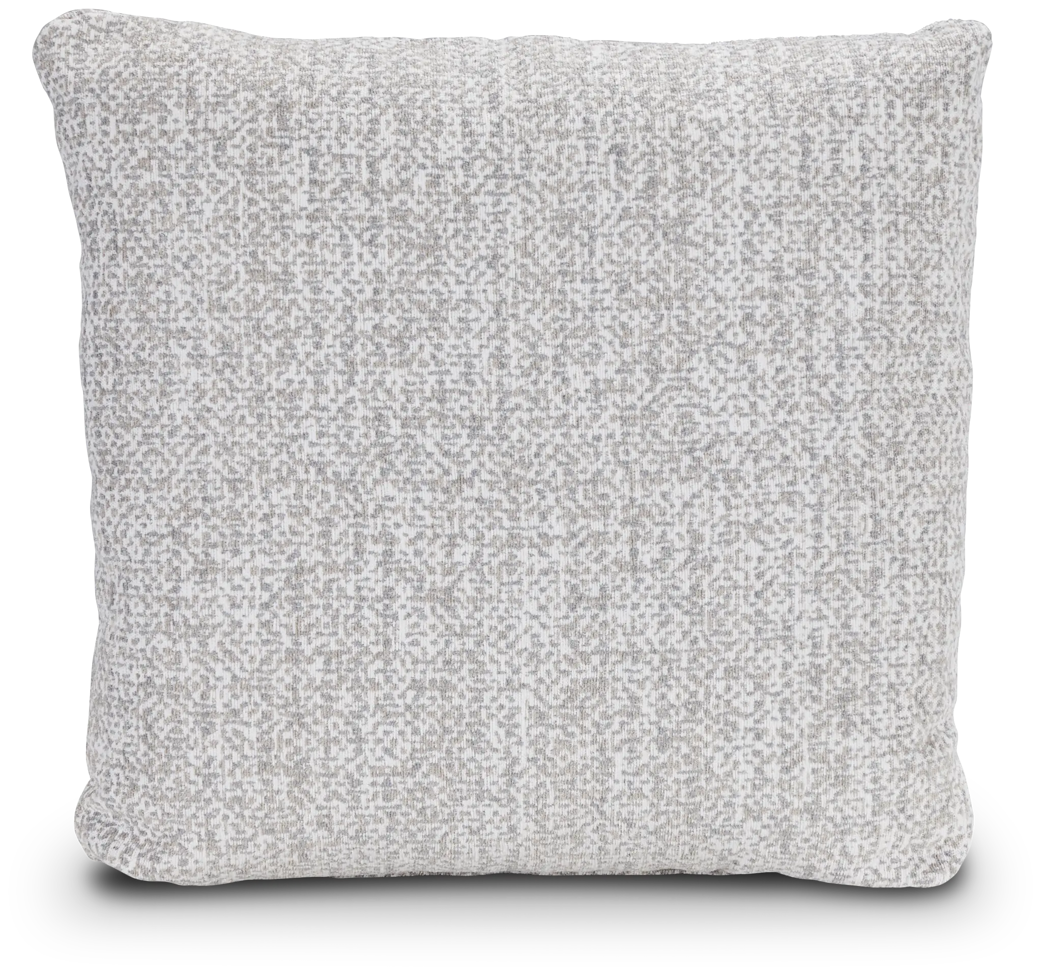 PEWTER Zeta Pewter Accent Pouf