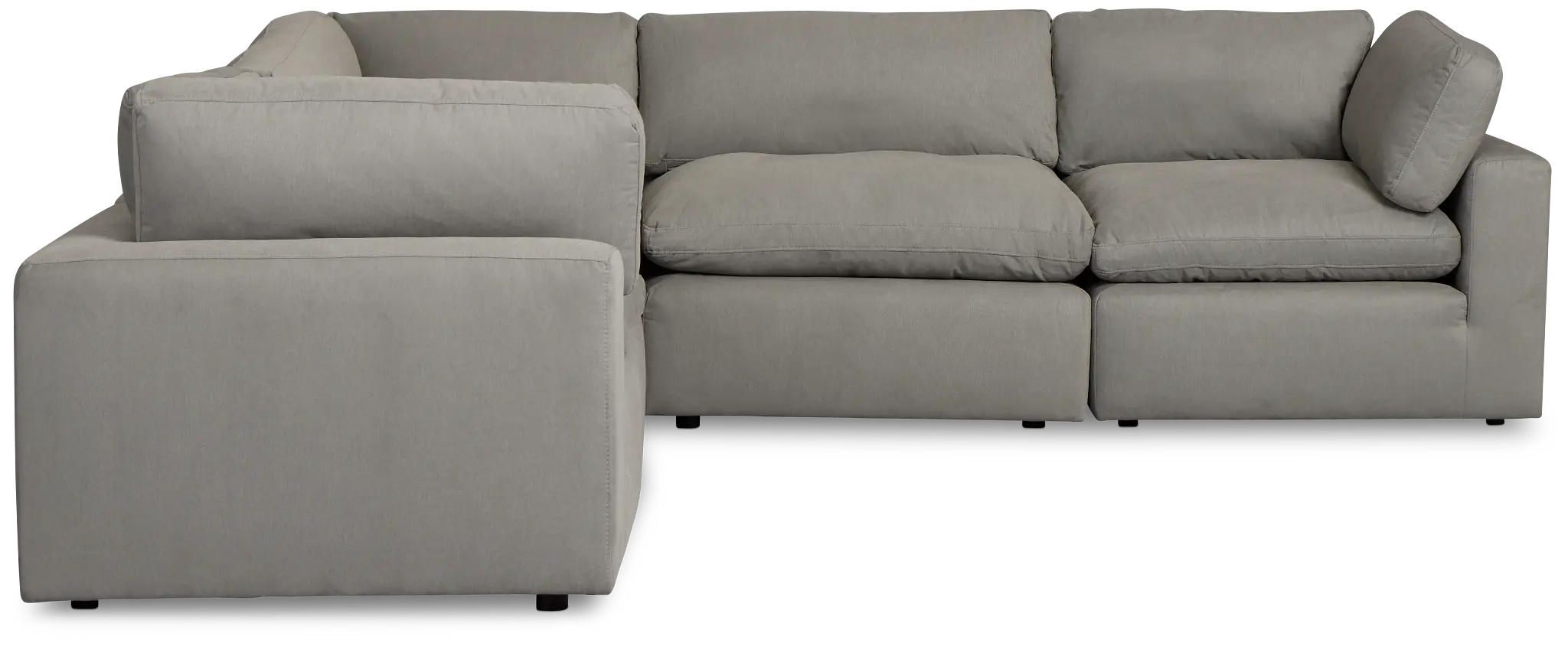Grant Light Gray Fabric 5-piece Modular Sectional Grant Light Gray Fabric 5-piece Modular Sectional