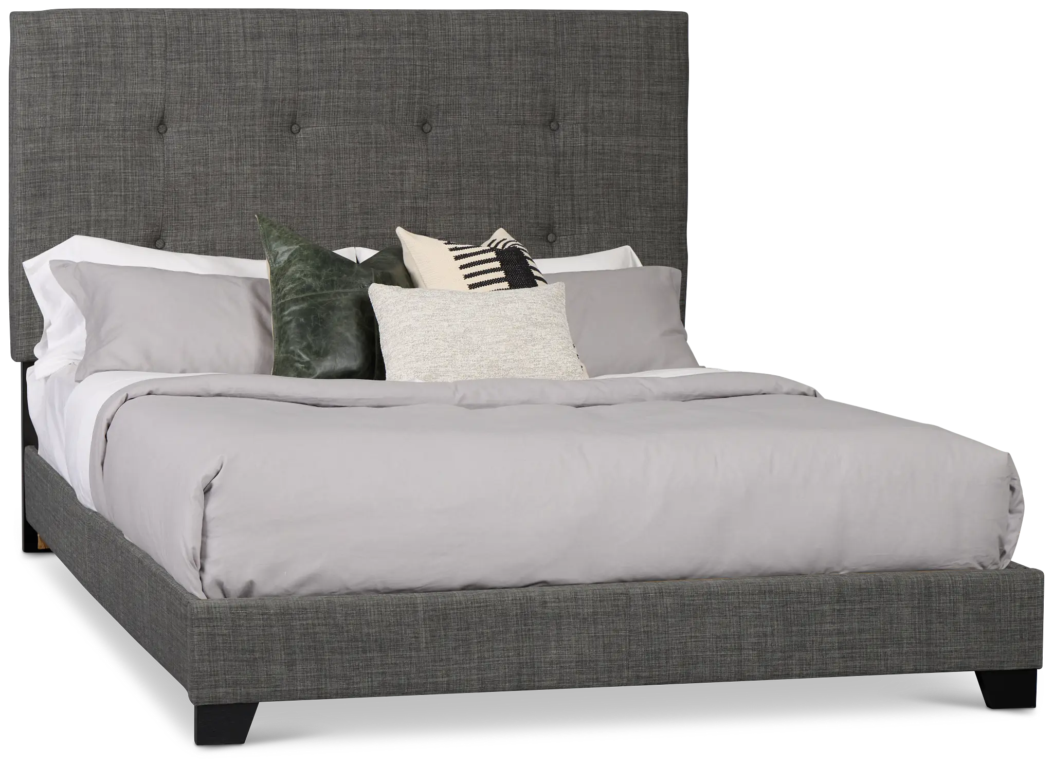 Flagler Gray Uph Panel Bed Flagler Gray Uph Panel Bed