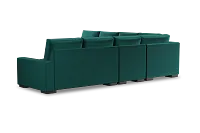 Edgewater Joya Green Large Two-arm Sectional