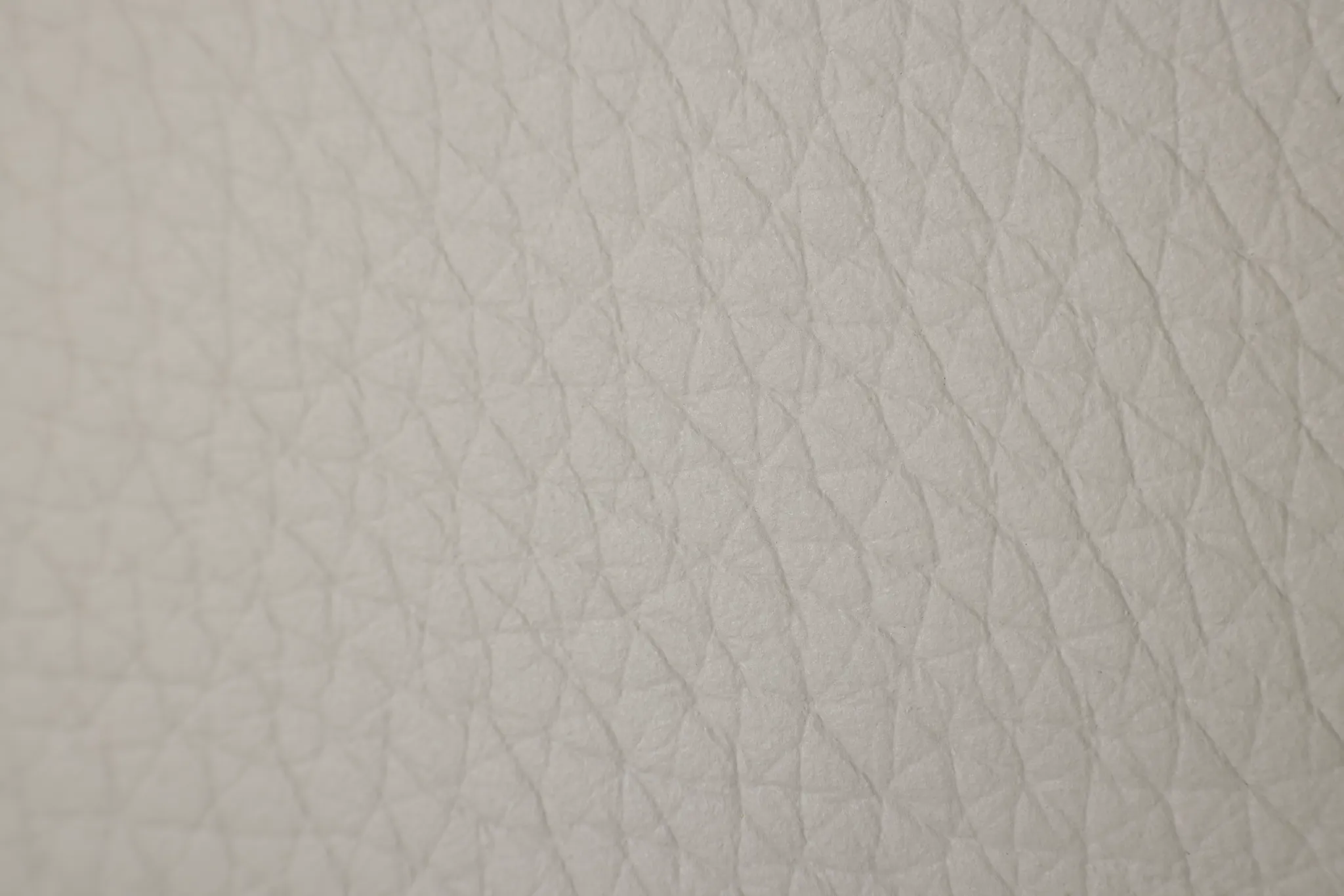 Blanca Gray Leather Ottoman