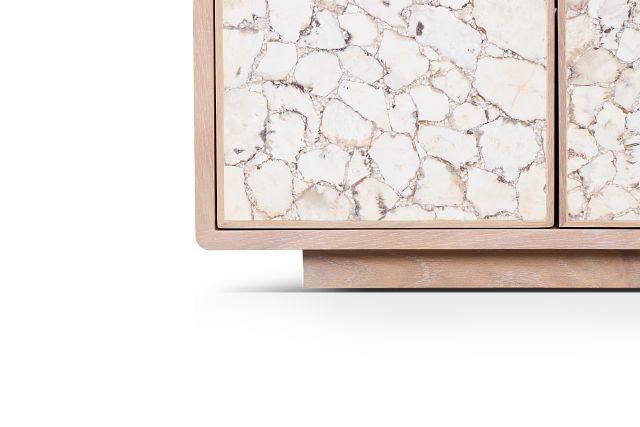 Sieni Light Tone Stone Credenza