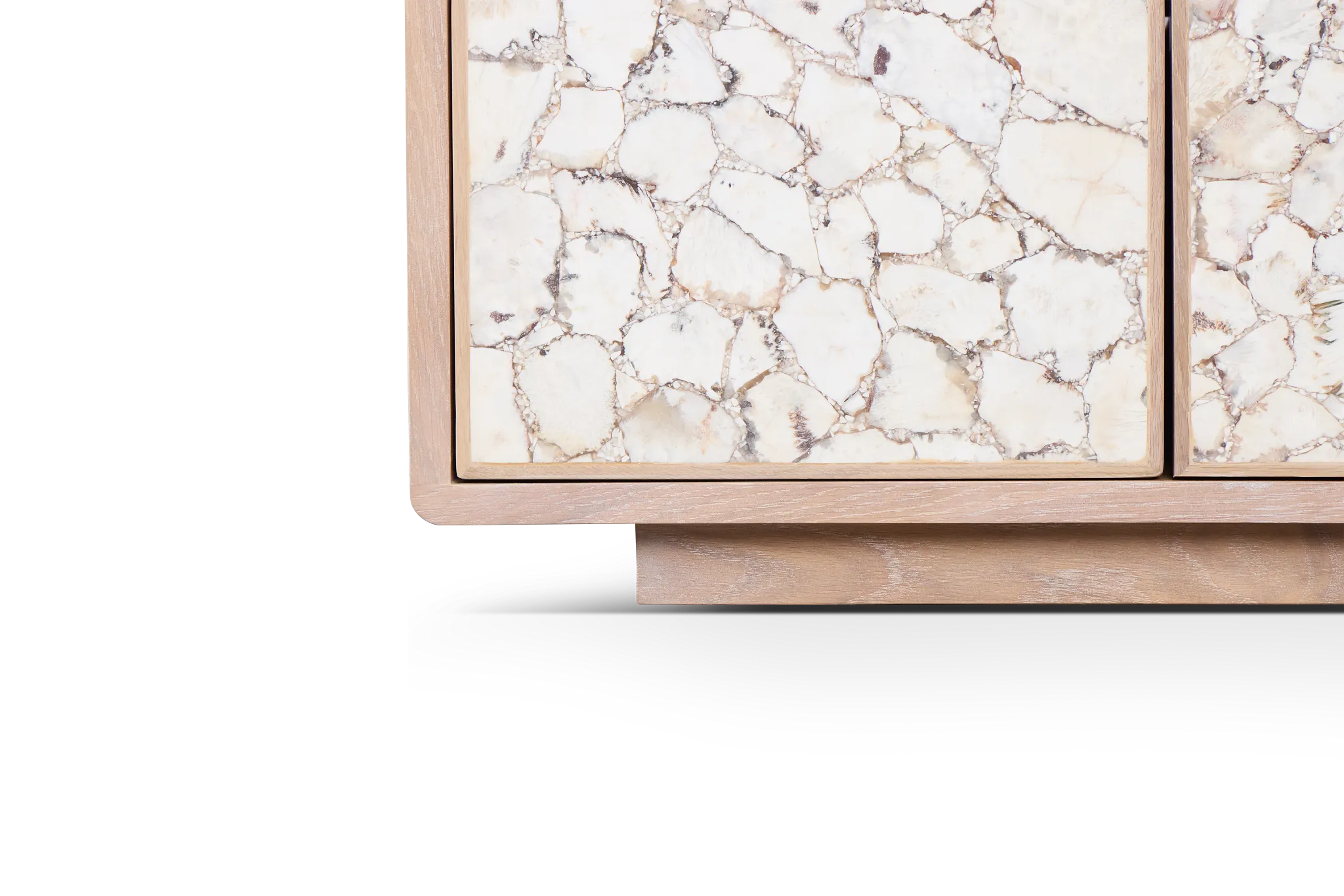 Sieni Light Tone Stone Credenza