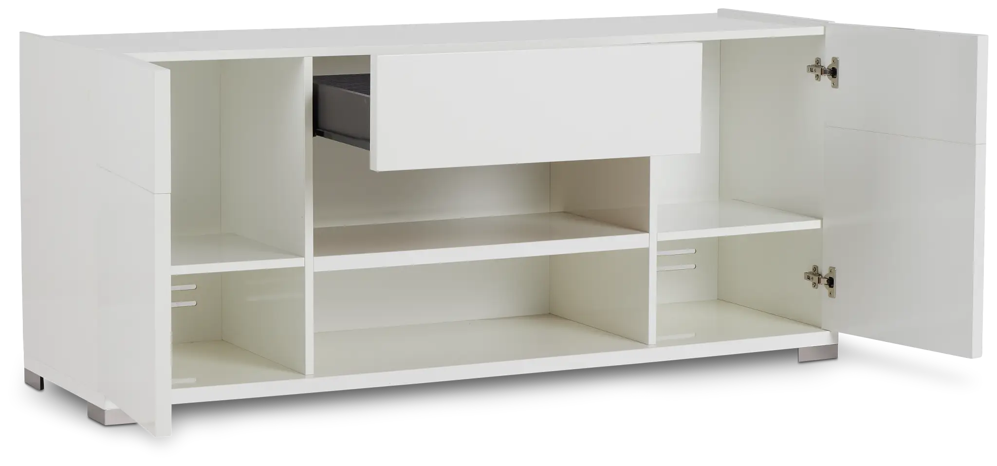 Santino 65" White Tv Stand Santino 65" White Tv Stand
