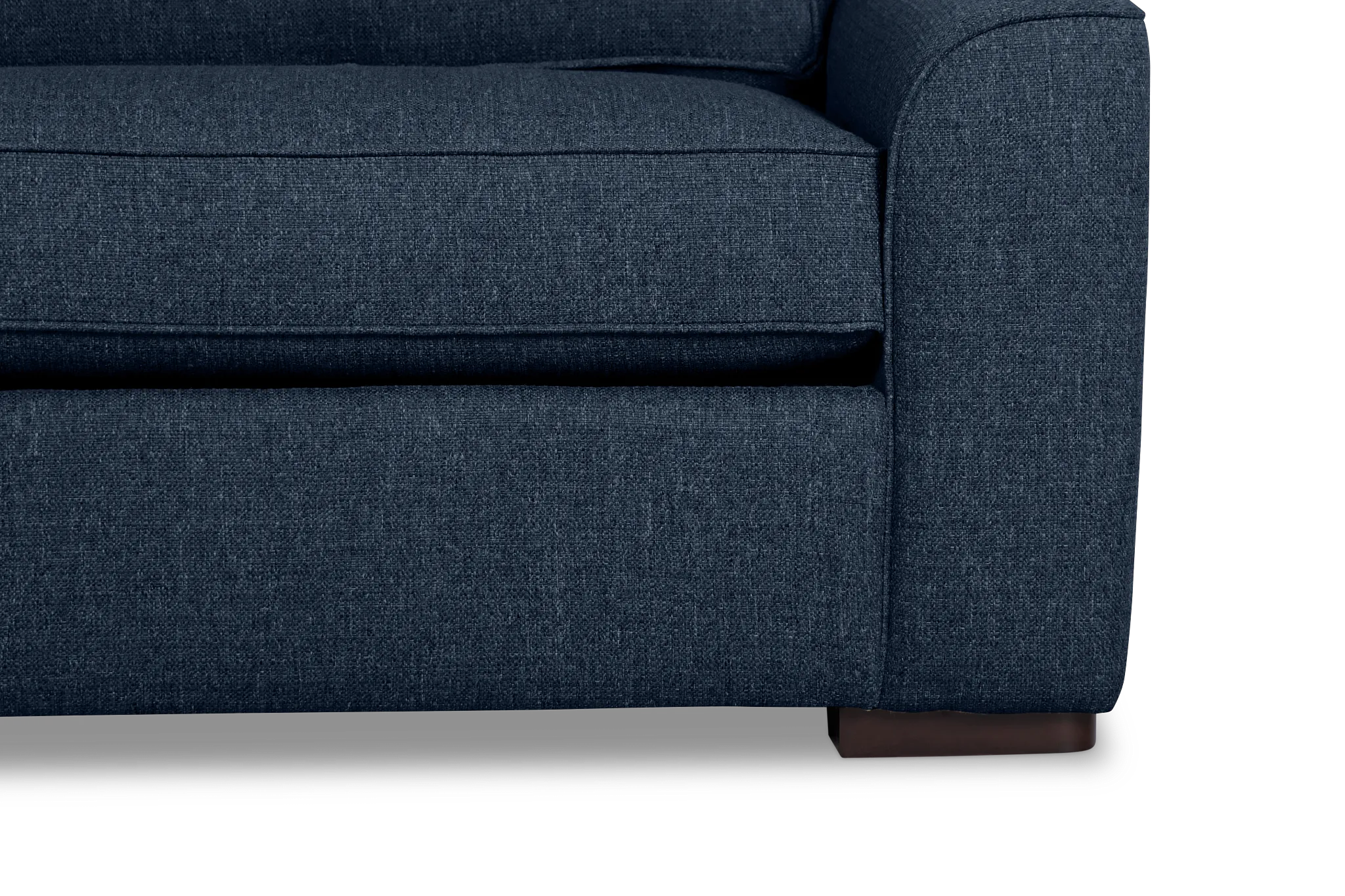 Sinclair Dark Blue Fabric Cooling Memory Foam Sleeper