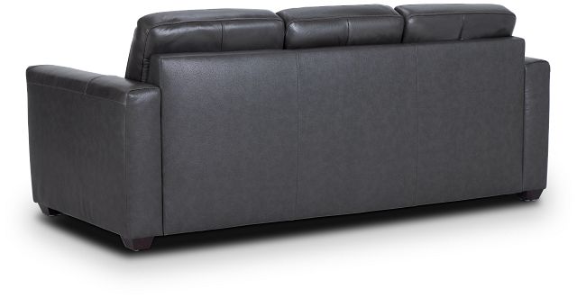 Lane Dark Gray Lthr/vinyl Sofa