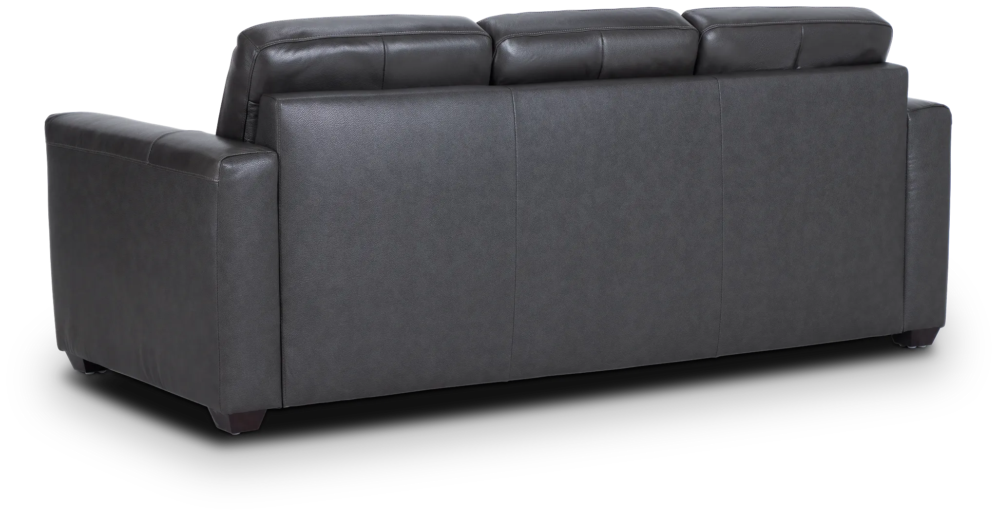 Lane Dark Gray Lthr/vinyl Sofa