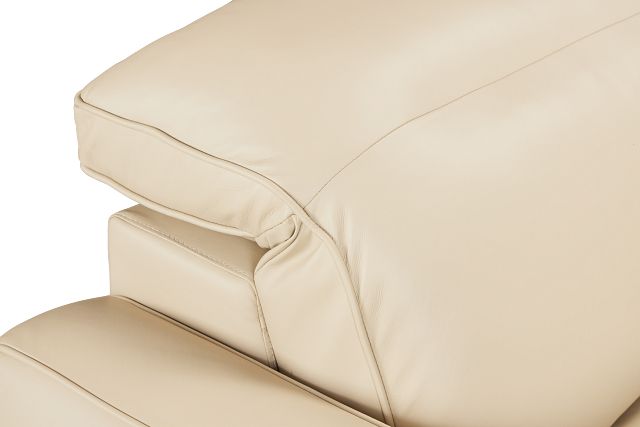 Tidal Beige Lthr/vinyl Power Recliner