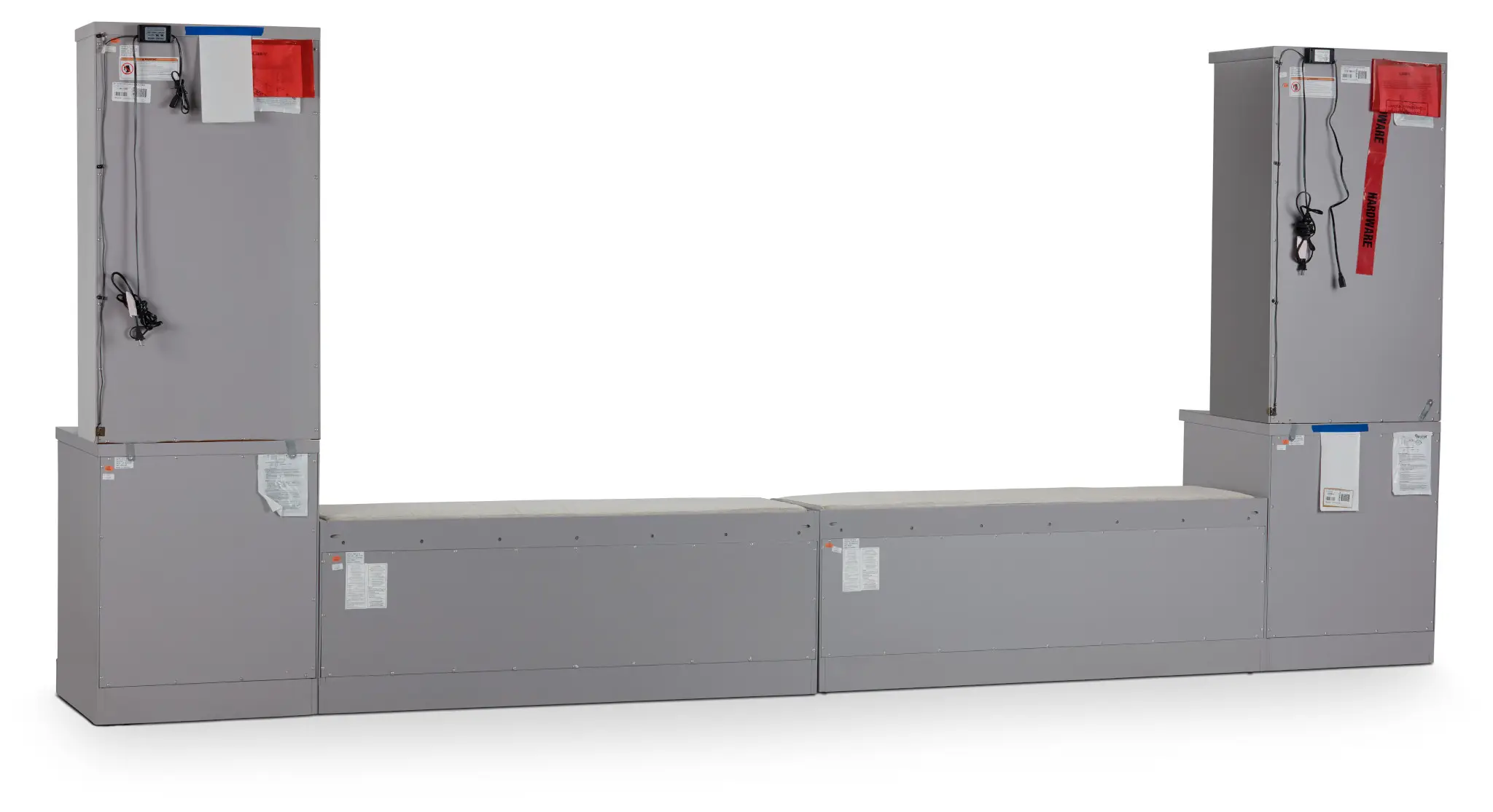 Newport Gray 164" Drawer Entryway Newport Gray 164" Drawer Entryway