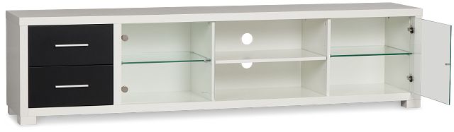 Doral White 85" Tv Stand