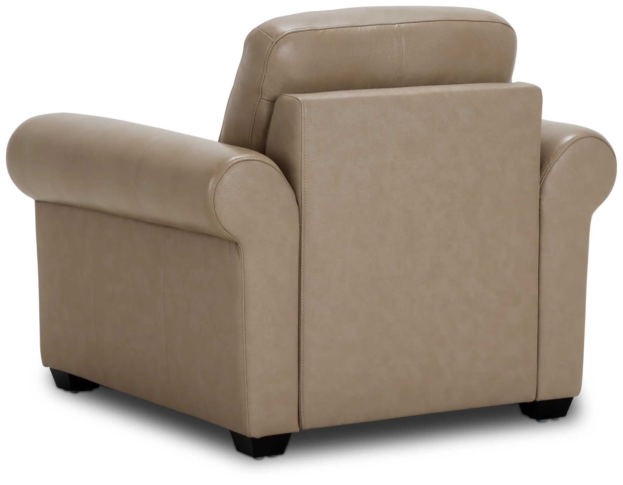 Lincoln Taupe Lthr/vinyl Chair