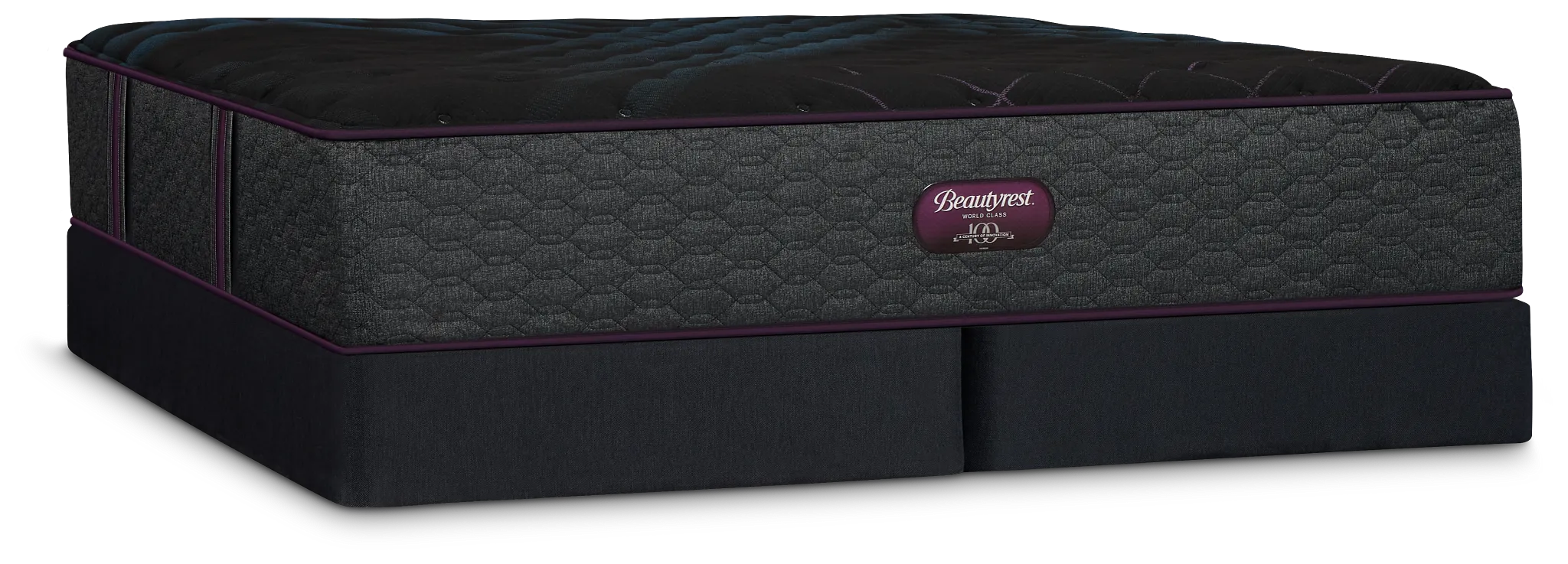Beautyrest World Class Level 3 Plush Mattress Set