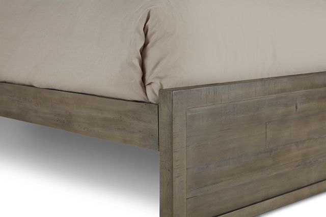 Seattle Gray Wood Platform Bed