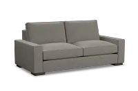 Edgewater Maguire Pewter 84" Sofa W/ 2 Cushions